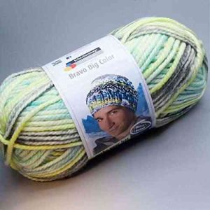 200 gr, Bravo Big colour ovillo de 116 Opal Colour, G, Otoño/Invierno 2014/15, Schachenmayr, lana de tejer