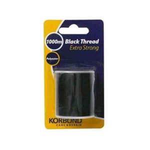 Hilo extra fuerte de 1000 m Korbond, negro