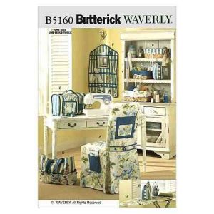 McCall's Patterns B5160 - Patrones e instrucciones para hacer accesorios para habitaciones, color blanco