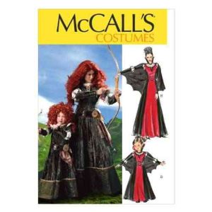 McCall's Patterns M6817 - Patrón con instrucciones para disfraces de niña y mujer (tallas de S a XL), color blanco