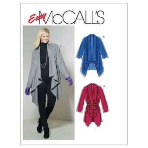 McCall's taylorhe M6210 vestidos' espiral capas, tamaño ZZ (LRGXLGXXL)