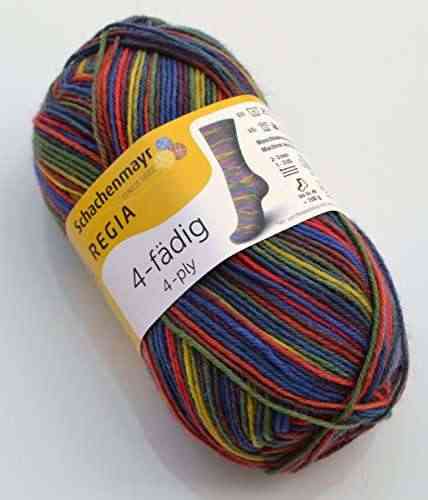 6x 150g Regia Sockenwolle 6-fädig Cool Style Color Damen
